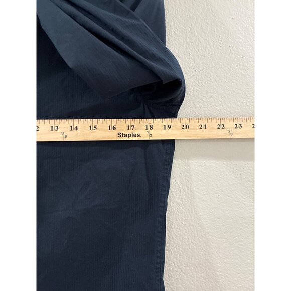 ARMANI EXCHANGE Shirt Mens LONG SLEEVE STRETCH SLIM FIT size small color black - Picture 8 of 9